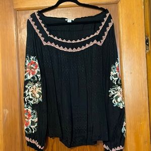 Sundance boho blouse size large